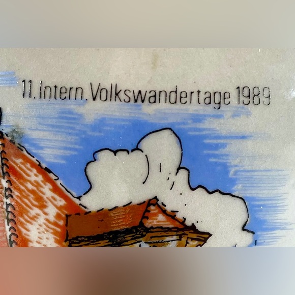 VTG .5L 18oz Beer Stein Mug Schutzengilde 1608 Hochstadt / Aisch German. EUC - Picture 5 of 5